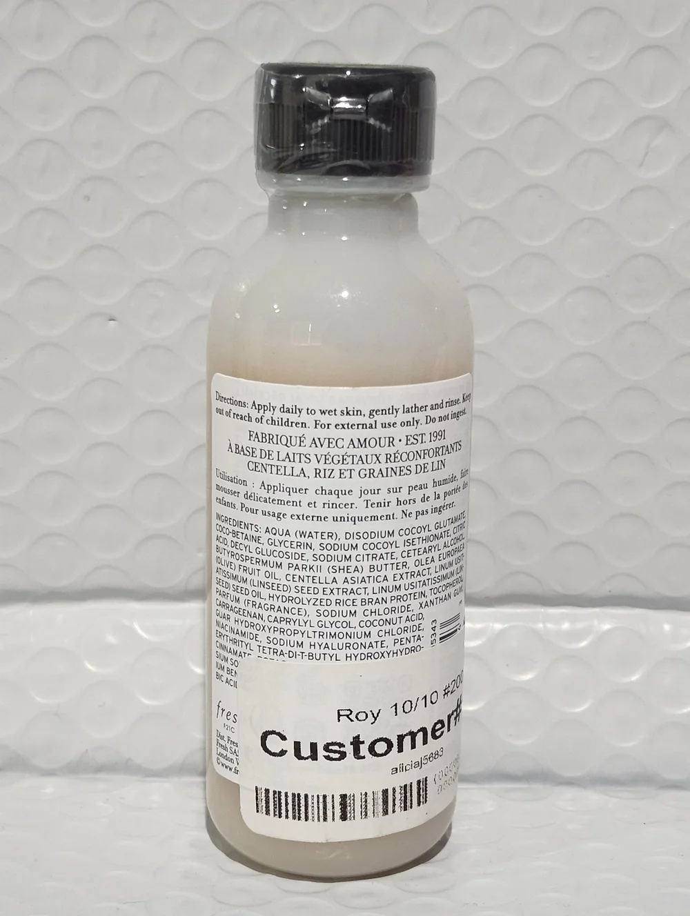 Fresh Milk Body Cleanser — 2.5 fl oz